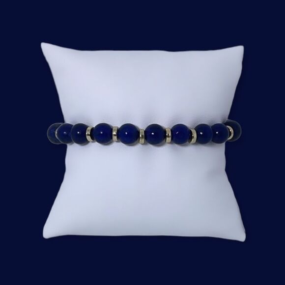 NWT Wool + Pepper Co. Virgo + Lapis Lazuli Bracelet - Zodiac x Gemstone - Picture 11 of 14